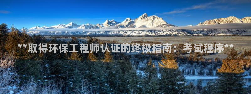 彩名堂计划怎么打不开了：**取得环保工程师认证的终极指南：考试程序**